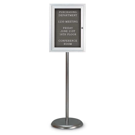 United Visual Products Corkboard, Triple Door, Radius Frame, 96x48", Bronze/Burgundy UV7006-BRONZE-DBURGU